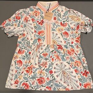 Cherrybetty, Medium, NWT - Vintage Floral Print Puff Sleeve Top